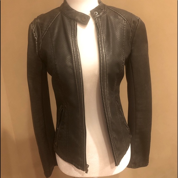 Express Jackets & Blazers - Express Faux Leather Jacket